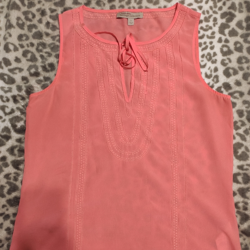 Banana Republic silk top small orange